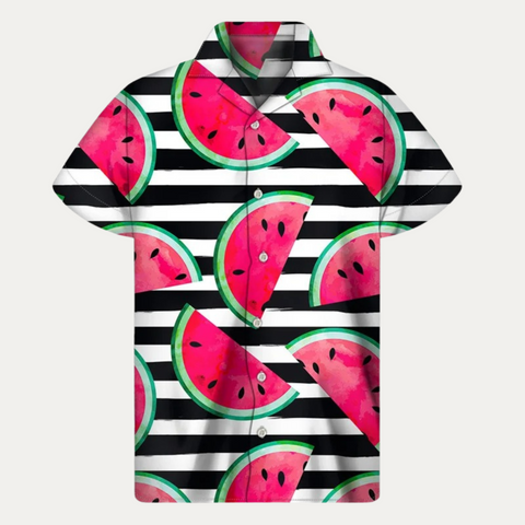 Bernard - Hemd mit Wassermelonen-Print