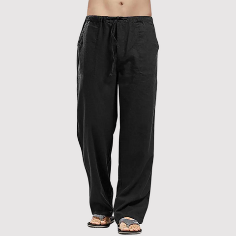 William - Herren Baumwoll-Leinen-Hose