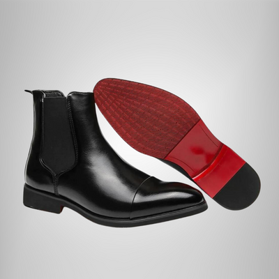 Samuel - Herrenstiefel mit roter Sohle
