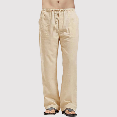 William - Herren Baumwoll-Leinen-Hose