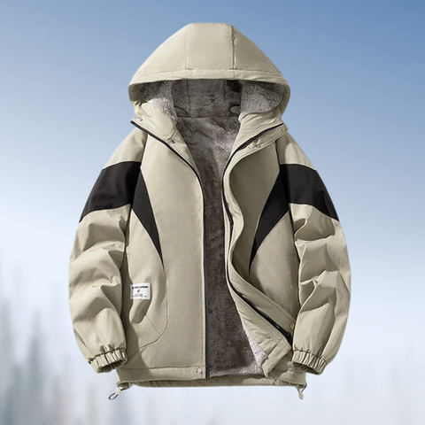 Gerald - Wasserdichte Winterjacke mit Fleecefutter