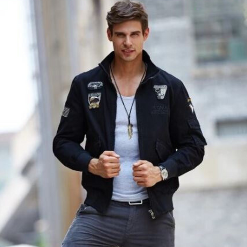 Petersen - Modische Herren Military Style Air Force Jacke