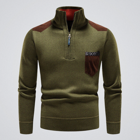 Dunstan - Patchwork-Pullover