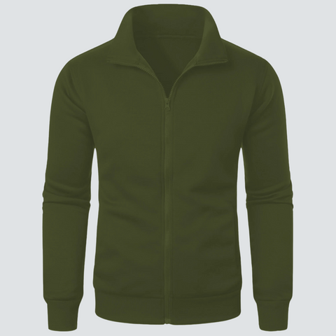 Jonathan - Lässiges Sweatshirt mit Stehkragen und Reißverschluss für Herren