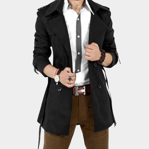 Ivan - Zweireihiger Trenchcoat