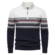 Mark - Retro-Strickpullover mit Streifenmuster für Herren