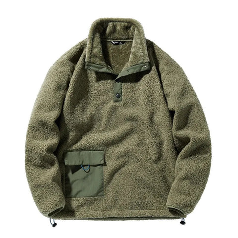 Fabian - Stilvolle Winterjacke aus dickem Fleece mit Tasche