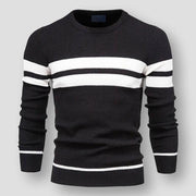 Luke - Stilvoller gestreifter Strickpullover