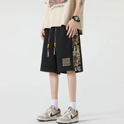 Kristophe - Retro Bestickte Geometrische Short