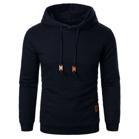 Roman - Stilvoller Hoodie mit Karomuster für Herren