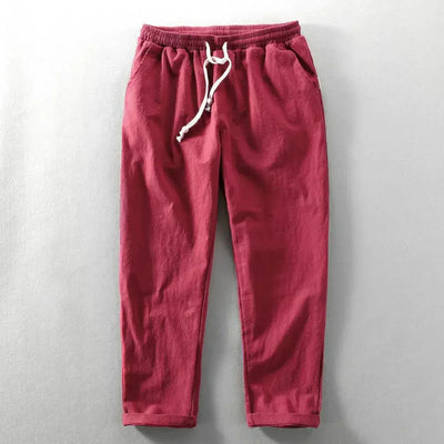 Roland - Herrenhose mit geradem Bein und Kordelzug