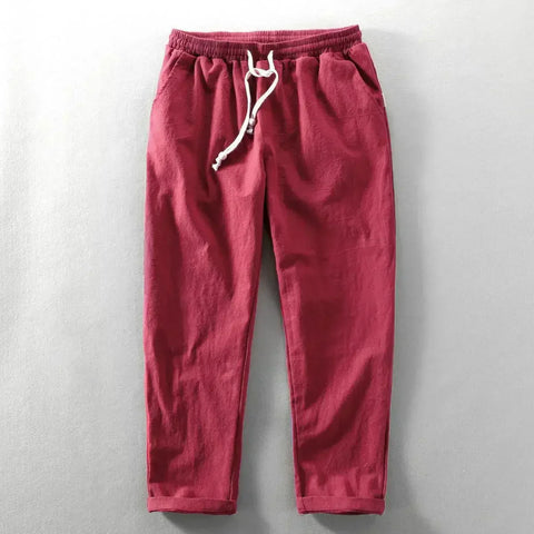 Roland - Herrenhose mit geradem Bein und Kordelzug