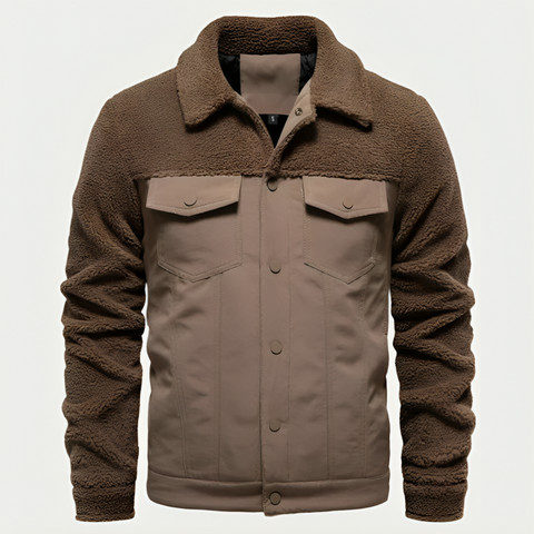 Damien - Stilvolle klassische Jacke mit Knöpfen und Brusttaschen