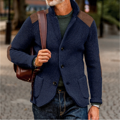 Miles - Lässige Strickjacke mit Knöpfen für Herren