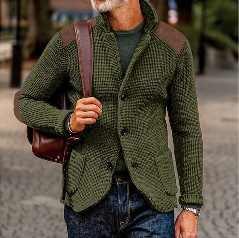 Miles - Lässige Strickjacke mit Knöpfen für Herren