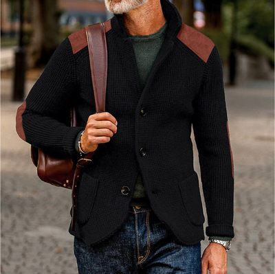 Miles - Lässige Strickjacke mit Knöpfen für Herren