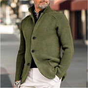 Adriano - Lässige Strickjacke mit Rippstruktur für Herren