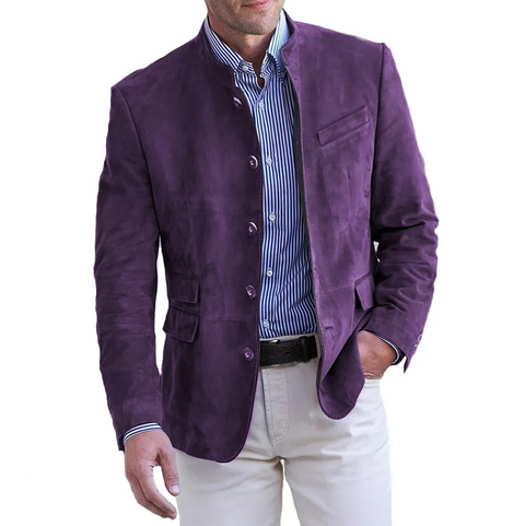 Dawson - Elegant button blazer jacket for men