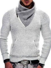 Braxton - Eleganter warmer Rollkragenpullover mit Reißverschluss für Herren
