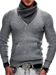 Braxton - Eleganter warmer Rollkragenpullover mit Reißverschluss für Herren