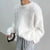 Frank - Luxus Lange Ärmel Einfarbig Pullover