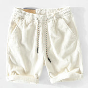 Alvin - Herren-Shorts aus Baumwollcord mit Kordelzug