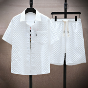 Kelvin - Lässiges Set aus Poloshirt und Shorts
