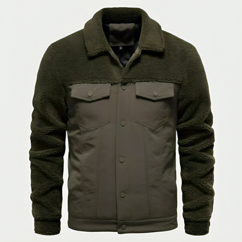 Damien - Stilvolle klassische Jacke mit Knöpfen und Brusttaschen