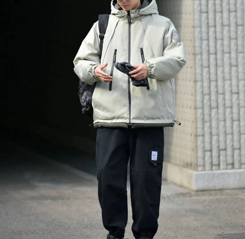 Alvin - Cargo-Jacke mit Kapuze