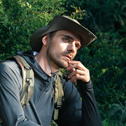 Rowan -  Bestickter Lederhut