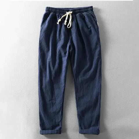 Roland - Herrenhose mit geradem Bein und Kordelzug