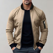Terence - Klassische Bomberjacke mit Reißverschluss für Herren