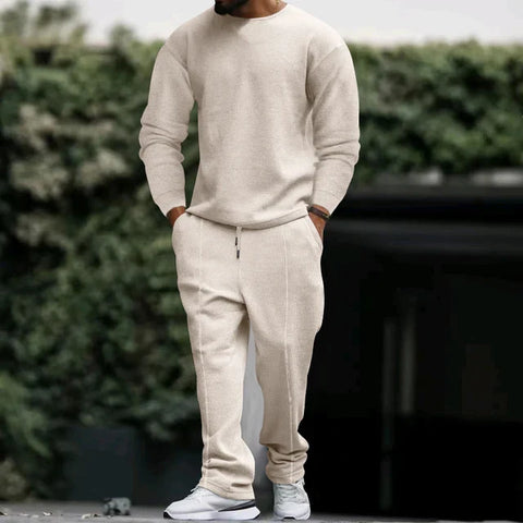 Almiran - Klassischer warmer Trainingsanzug für Herren [Pullover+Hose]
