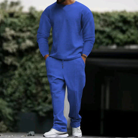 Almiran - Klassischer warmer Trainingsanzug für Herren [Pullover+Hose]