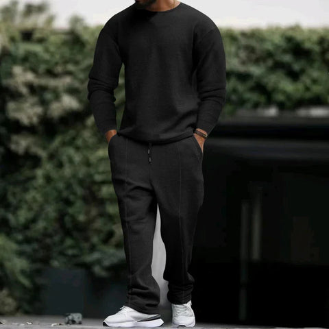 Almiran - Klassischer warmer Trainingsanzug für Herren [Pullover+Hose]