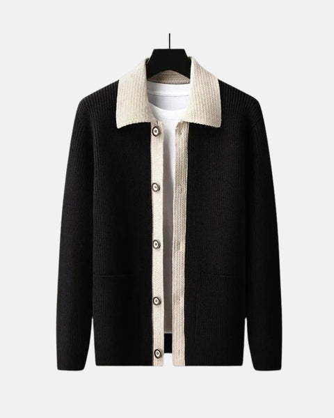 Vicente - Stilvolle Strickjacke mit Knöpfen für Herren