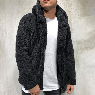 Chris - Stilvoller Fleece-Cardigan mit Kapuze