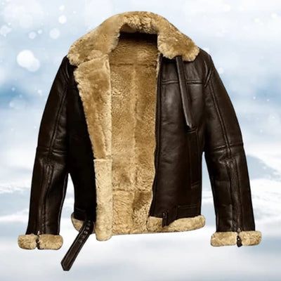 William - Lederbomberjacke für Männer