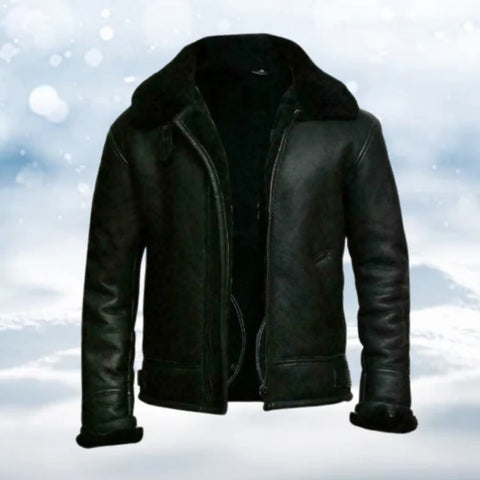 William - Lederbomberjacke für Männer