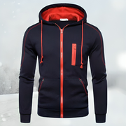 Donovan - Locker geschnittene Slim-Fit-Jacke mit Reißverschluss und Kapuze