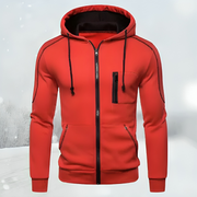 Donovan - Locker geschnittene Slim-Fit-Jacke mit Reißverschluss und Kapuze