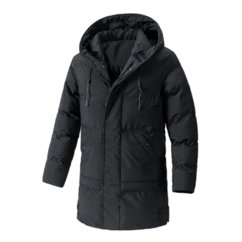 Austin - Dicke, warme, lange Kapuzenjacke