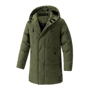 Austin - Dicke, warme, lange Kapuzenjacke