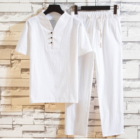 Kaden - Lässiges Hemd- und Hosen-Set
