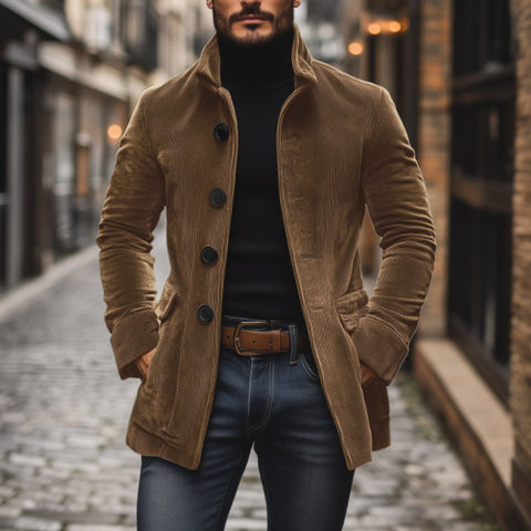 Cedric - Elegante Cordjacke mit gerippter Struktur für Herren