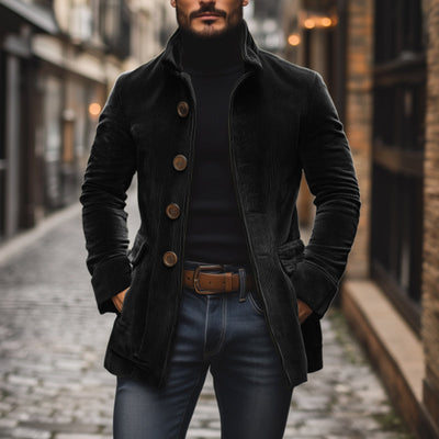 Cedric - Elegante Cordjacke mit gerippter Struktur für Herren