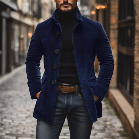 Cedric - Elegante Cordjacke mit gerippter Struktur für Herren