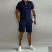 Jaromir - Kurzarmhemd- und Shorts-Set für Herren