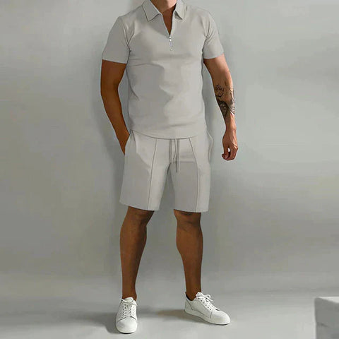Jaromir - Kurzarmhemd- und Shorts-Set für Herren