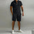 Jaromir - Kurzarmhemd- und Shorts-Set für Herren